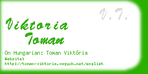 viktoria toman business card